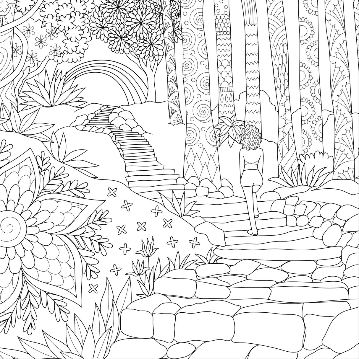 Artist's Colouring Book - Boho Dreams