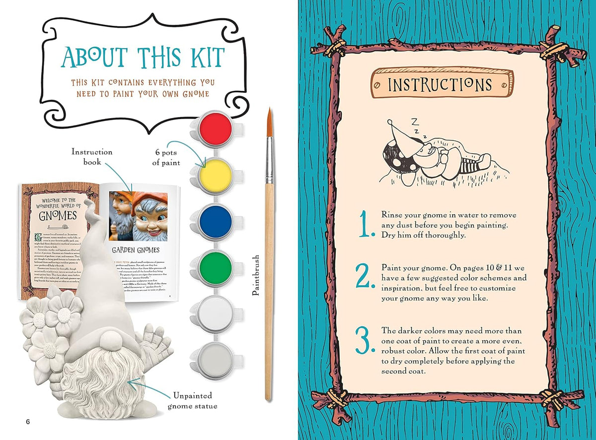 Paint Your Own Gnome at Home Kit