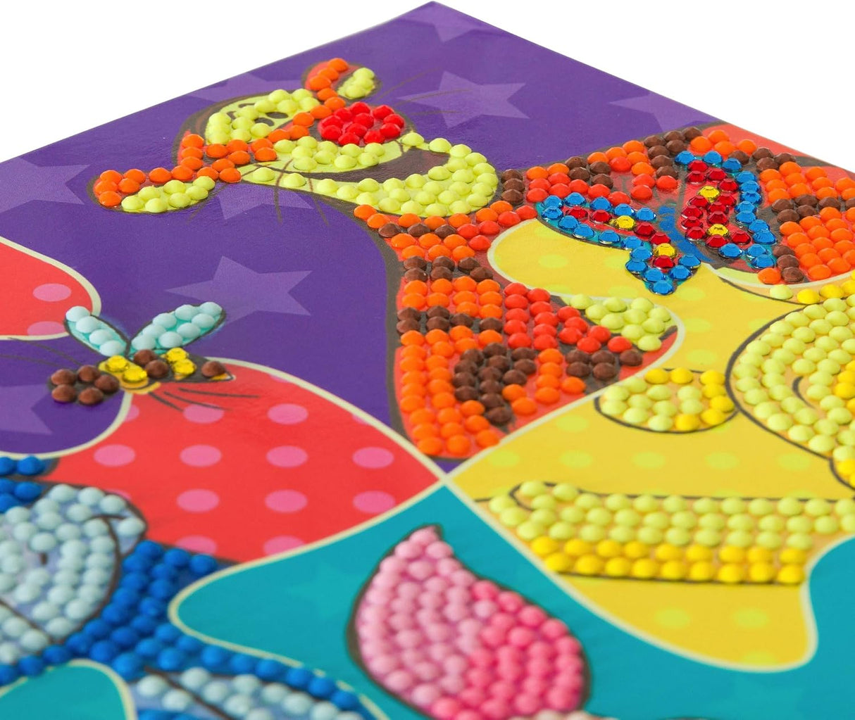 Crystal Art Card Kit - Winnie The Pooh