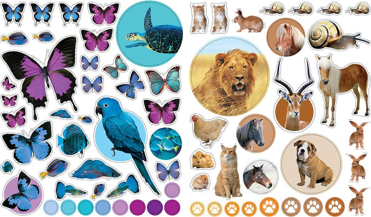 Eyelike Animals Stickerbook