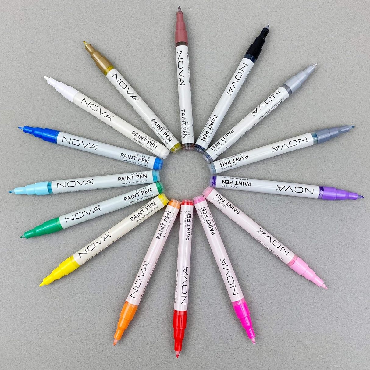 Nova Acrylic Paint Pens (15 Pack)