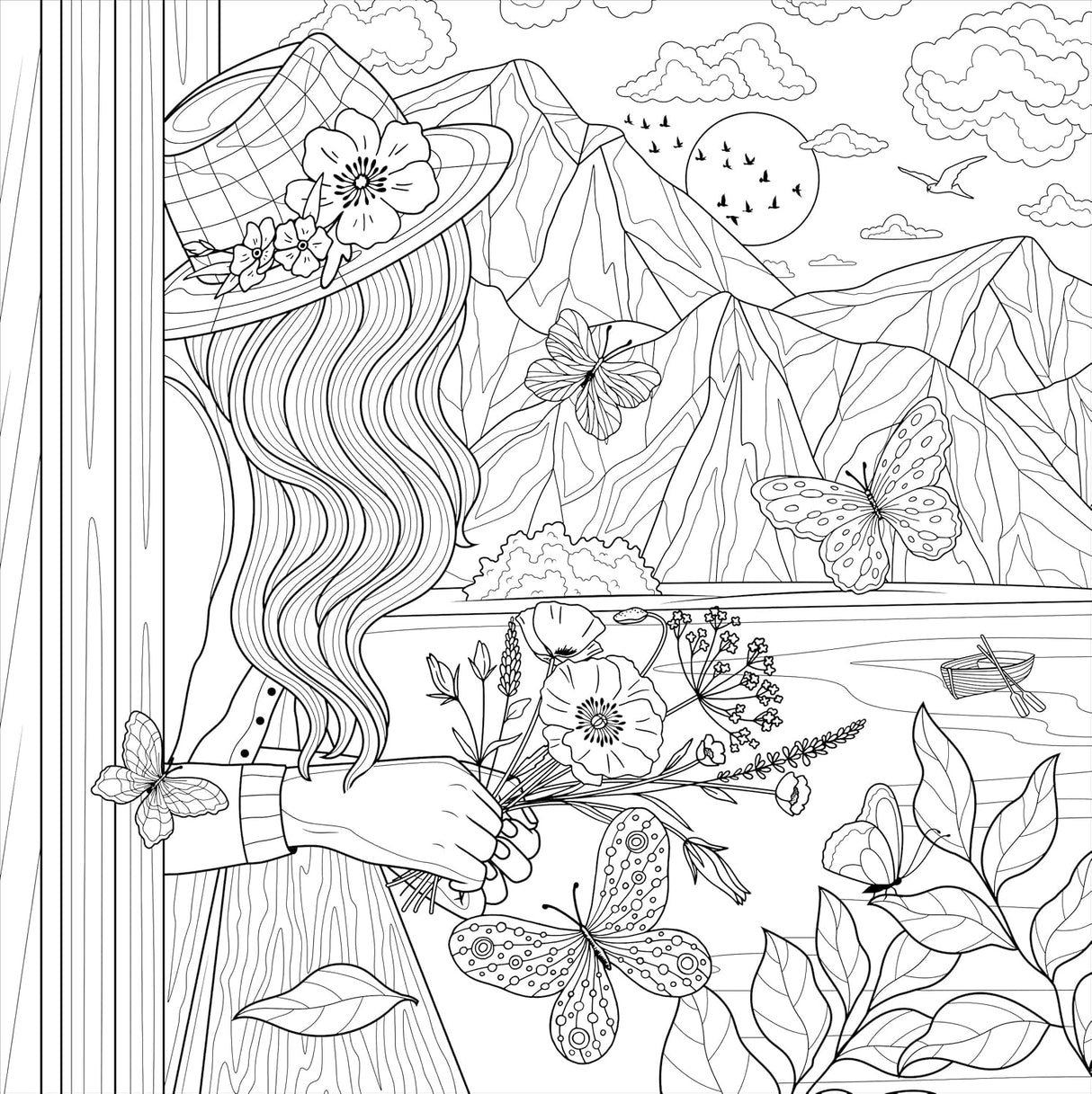 Artist's Colouring Book - Boho Dreams
