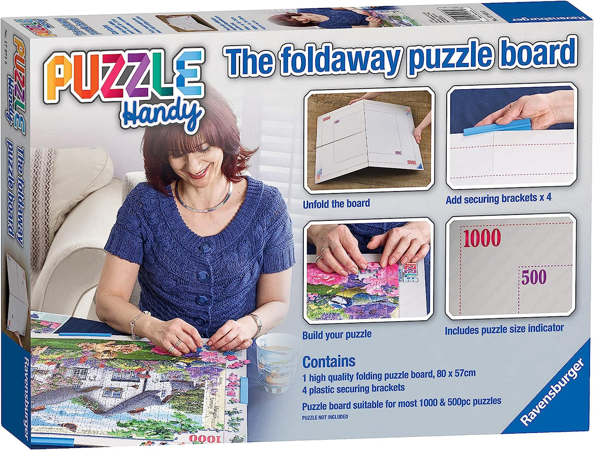 Ravensburger Jigsaw Puzzle Board - Portable Foldable Accessory Storage