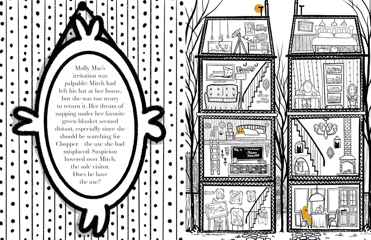 Color & Sleuth: Ghost Town - A Spooky Colouring Mystery Book