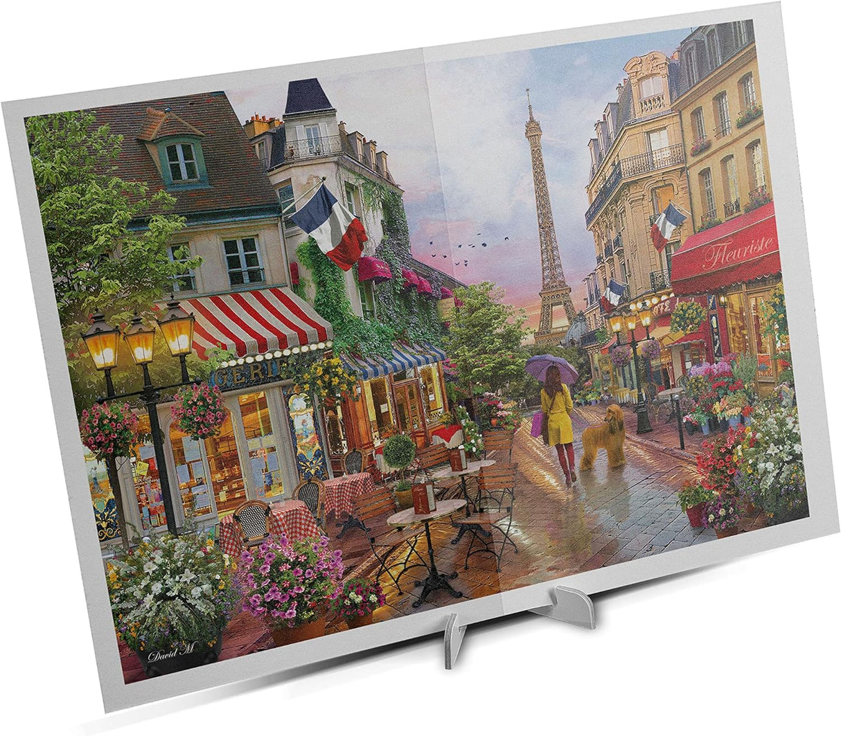 Flowers In Paris 1000 Piece Jigsaw Puzzle