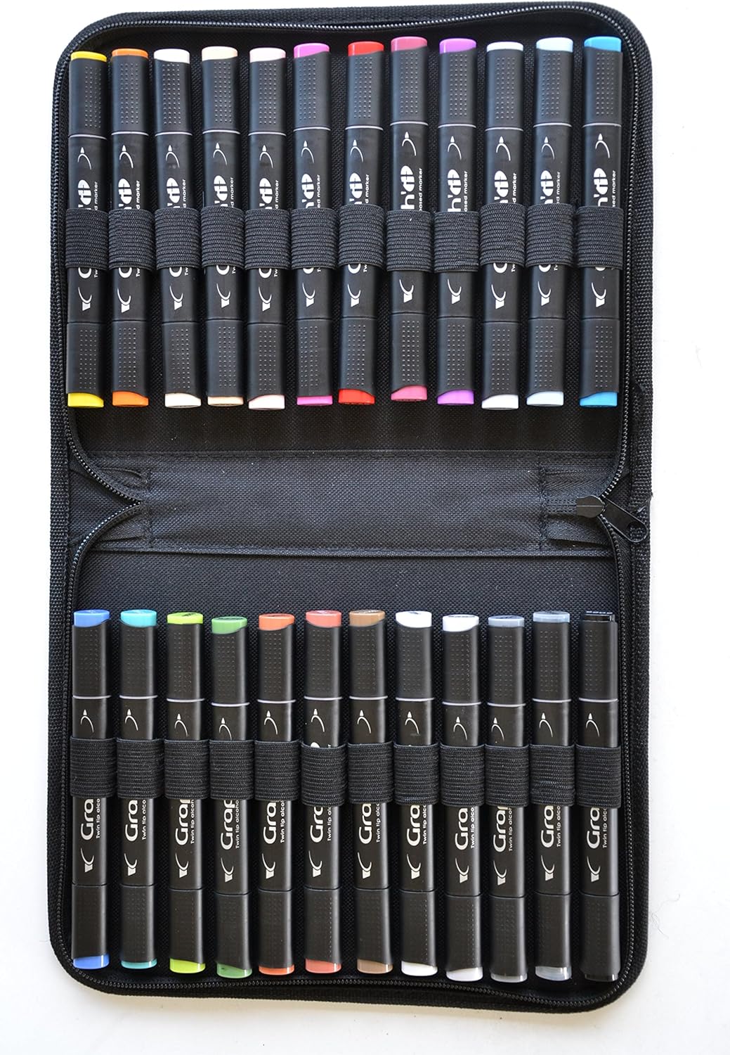 GRAPH'IT Twin-Tip Alcohol Markers - Manga (Set of 24)