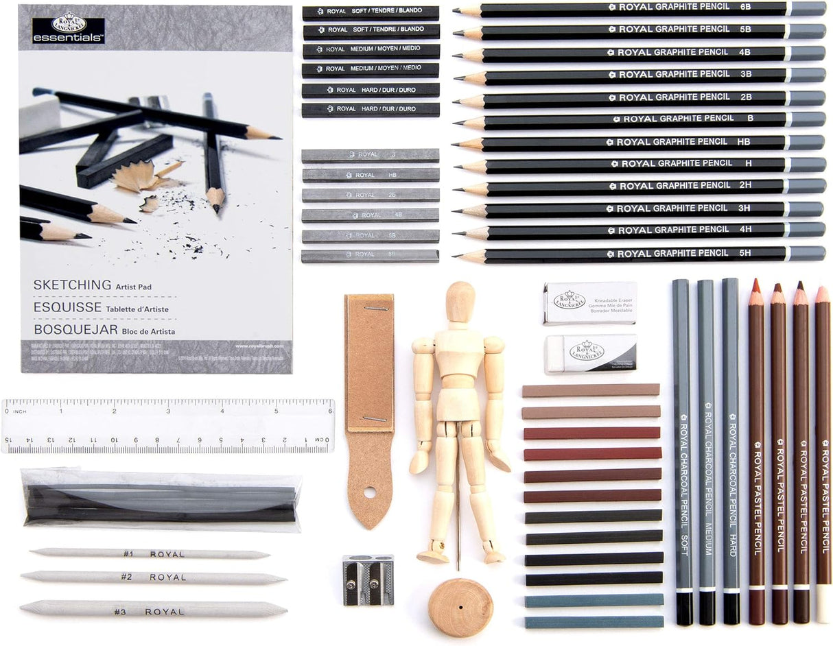 Royal & Langnickel Essentials Sketch Box Set