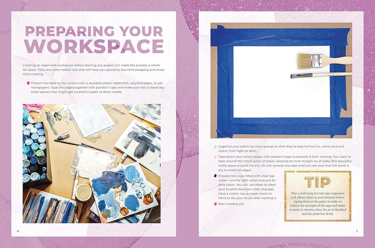Create Beautiful Colouring and Artist-Inspiration Book