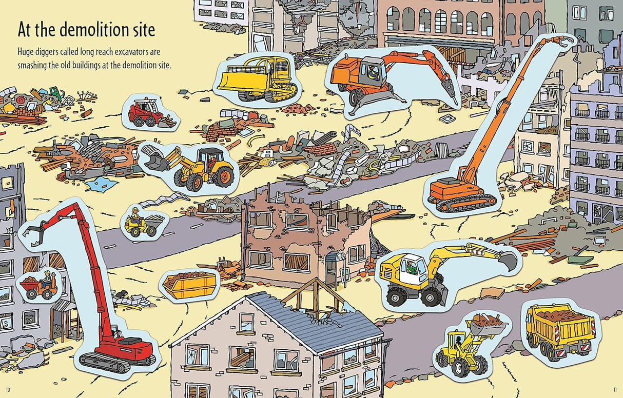 First Sticker Book - Diggers