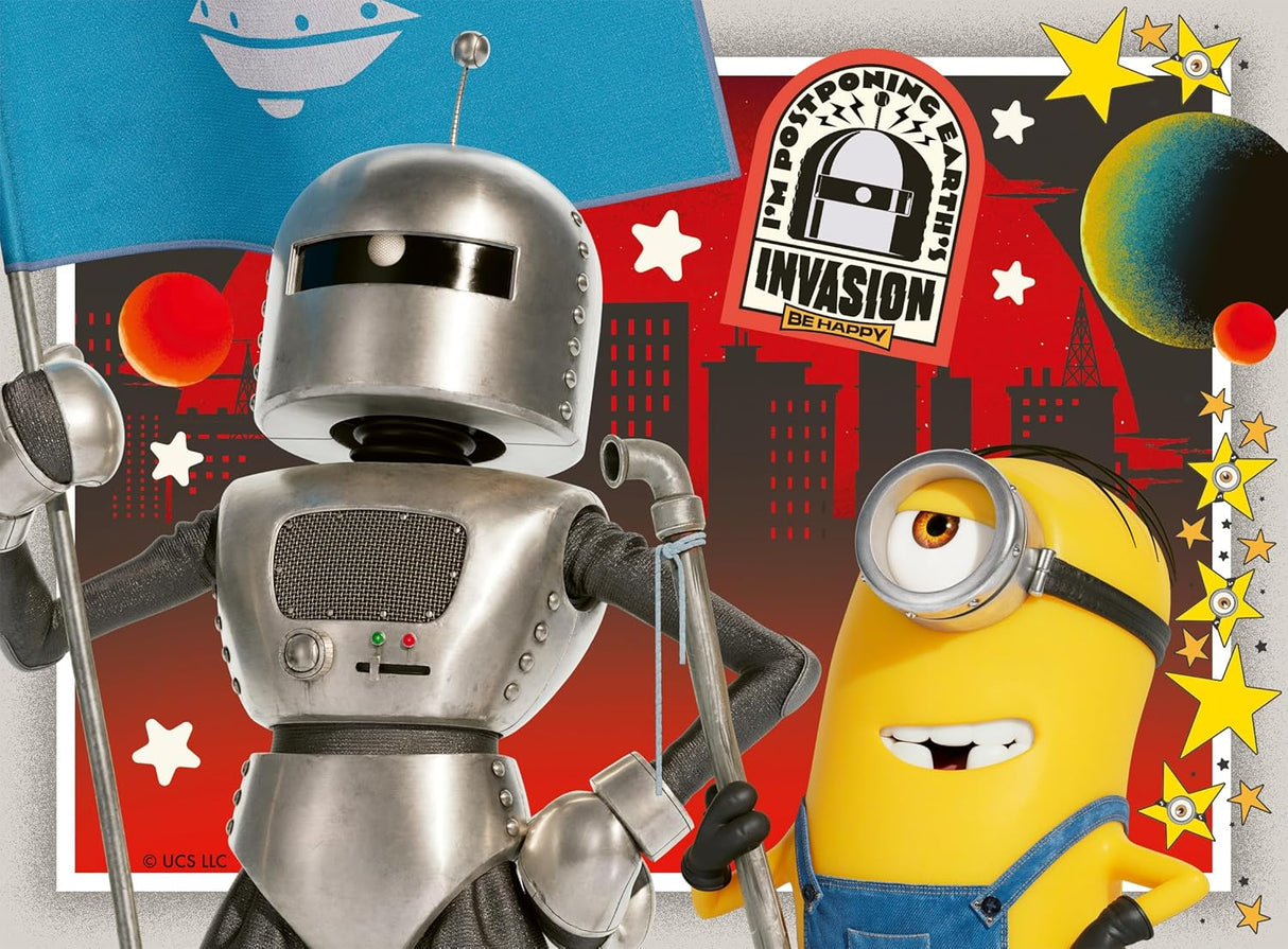 Minions & Monsters Jigsaw Puzzles - 4 in a Box