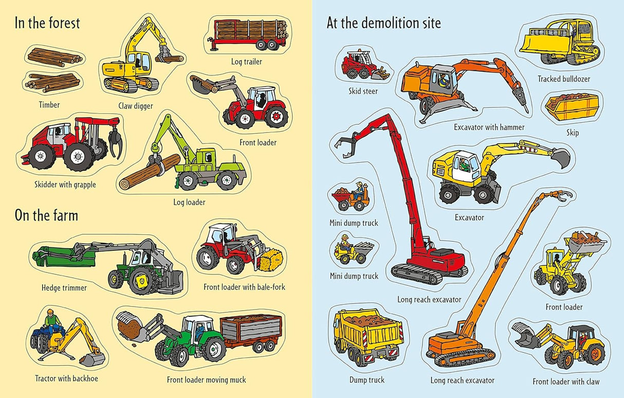 First Sticker Book - Diggers