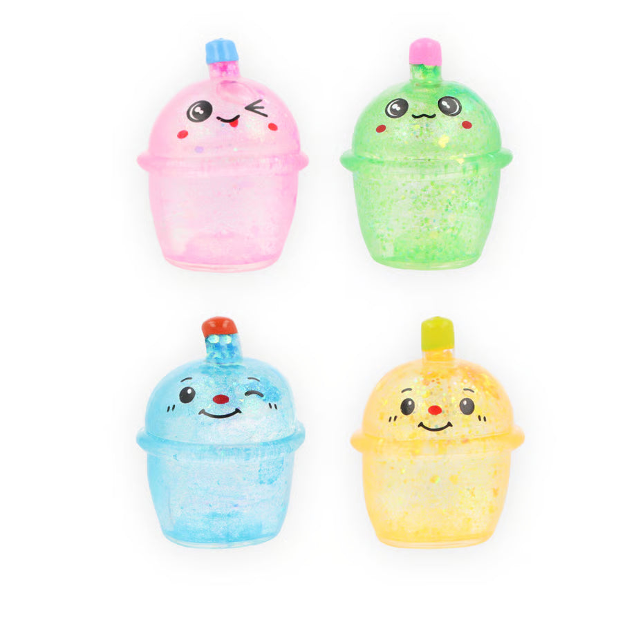 Slow Rise Sparkly Bubble Tea 8cm (Assortment)
