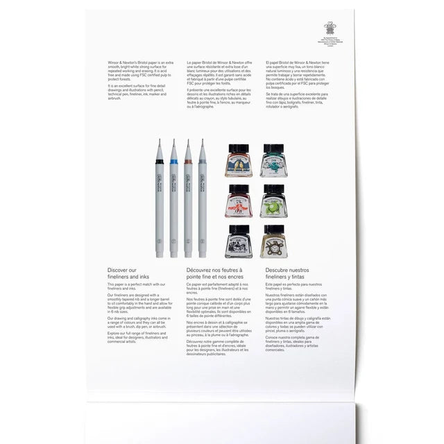 Winsor & Newton Bristol Pad 250gsm A3 (20 Sheets)
