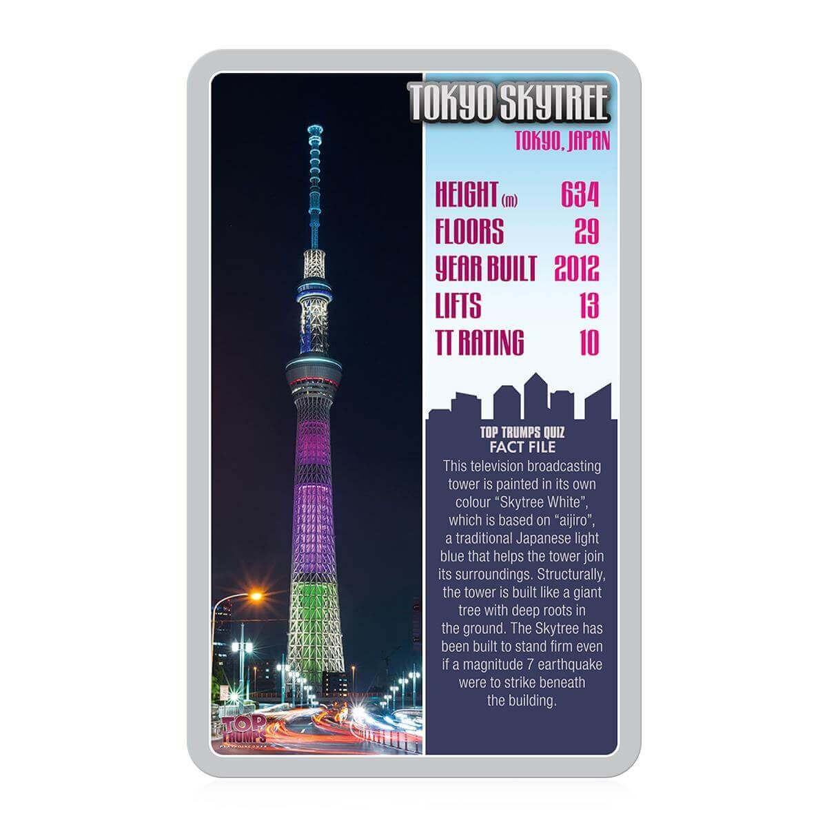 Top Trumps Skyscrapers Card Game