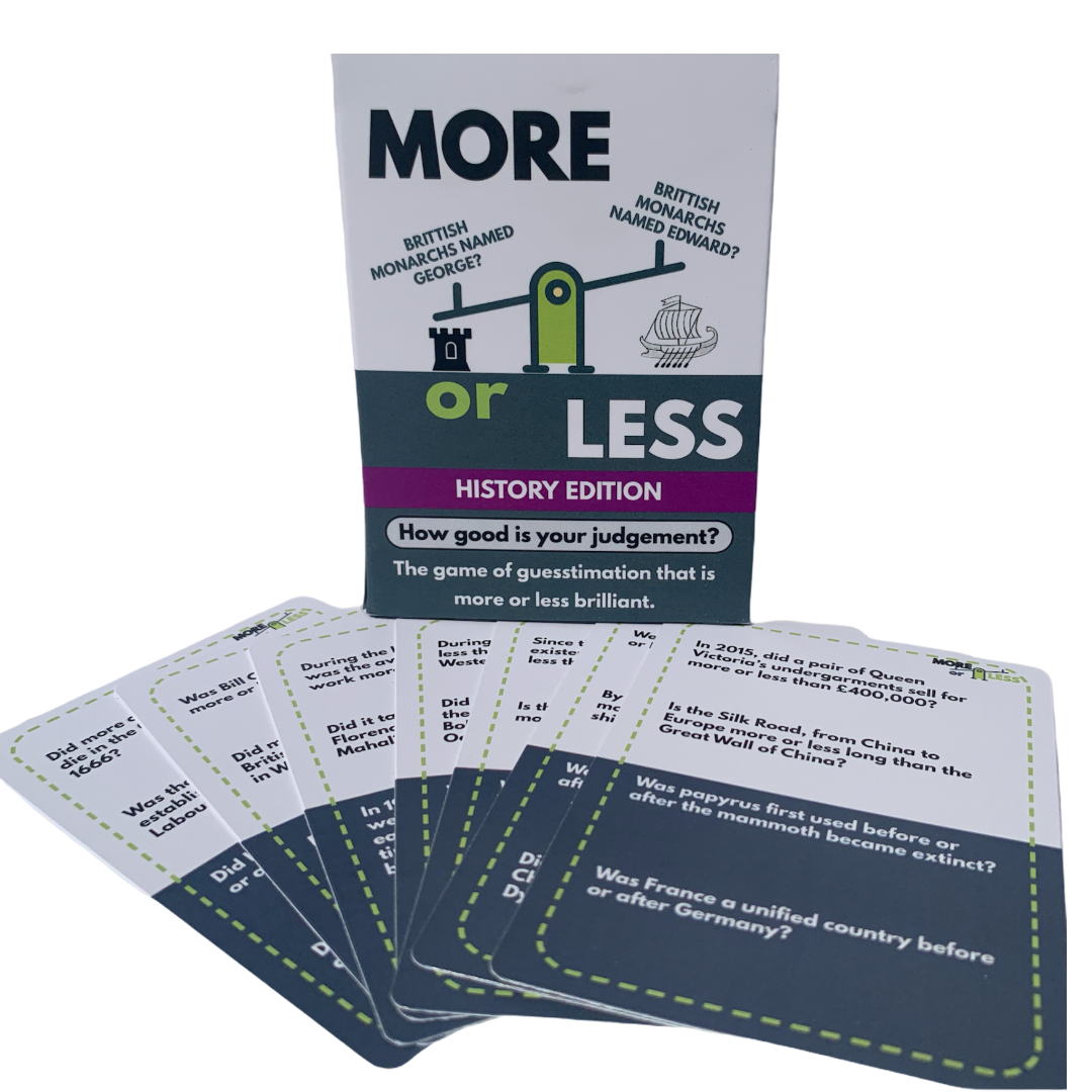 More or Less Card Game