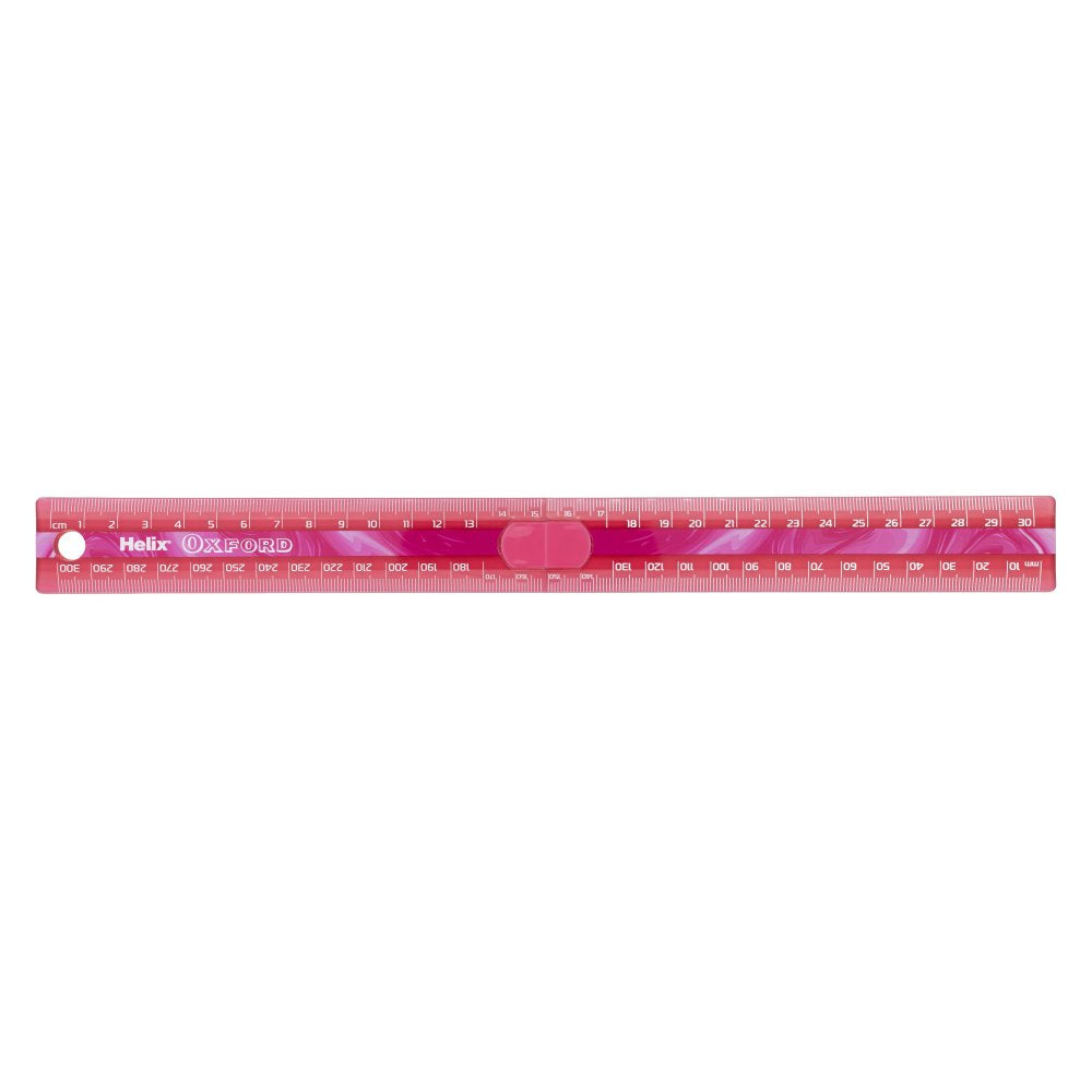 Helix Oxford Folding Ruler 30cm - Pink