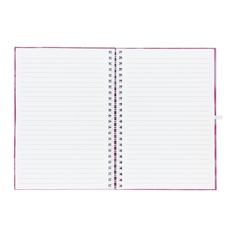 Helix Oxford Spiral Notebook A5 - Marble Pink