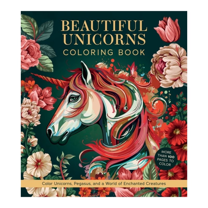 Beautiful Unicorns Coloring Book