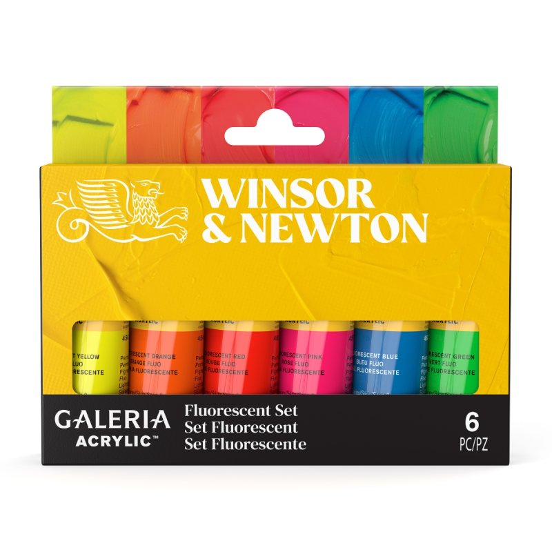 Galeria Acrylic Fluorescents Colours Set (6x20ml)