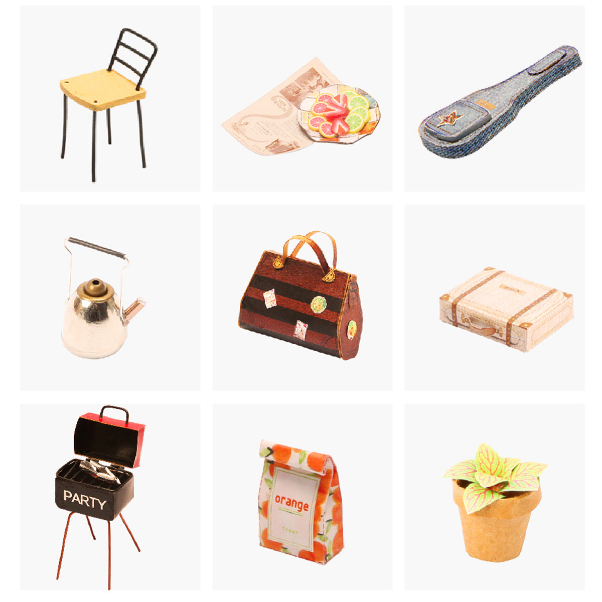 Rolife Happy Camper DGM04 DIY Miniature Camping Car Dollhouse Kit