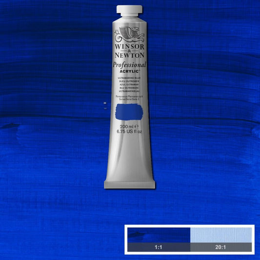 200ml Ultramarine Blue - Professional Acrylic