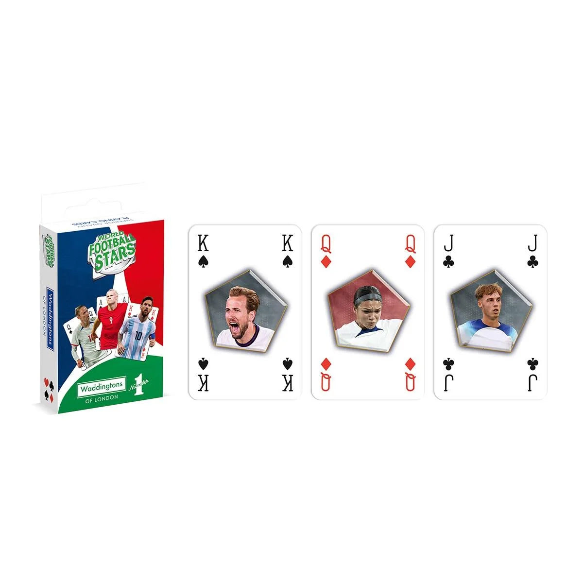 Waddingtons Playing Cards - World Football Stars