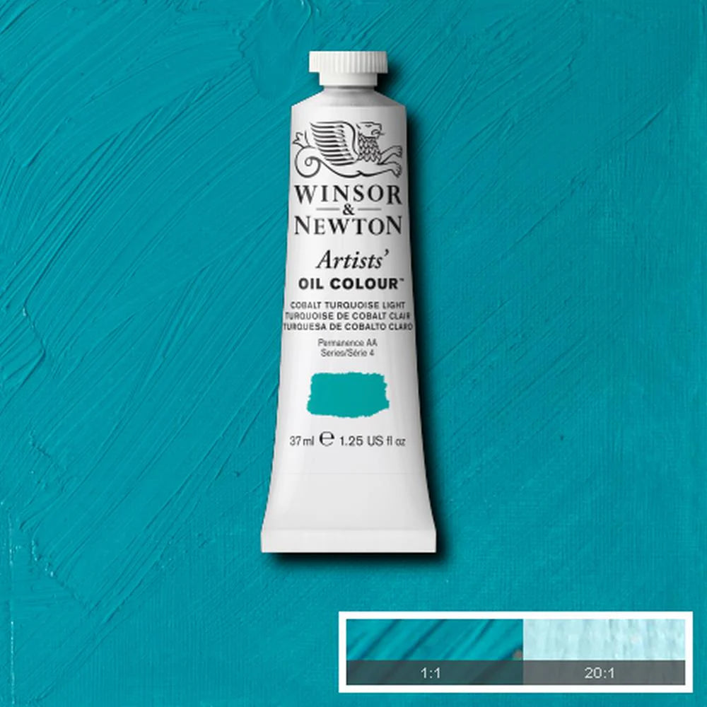 Artists' Oil Colour 37ml Cobalt Turquoise Light