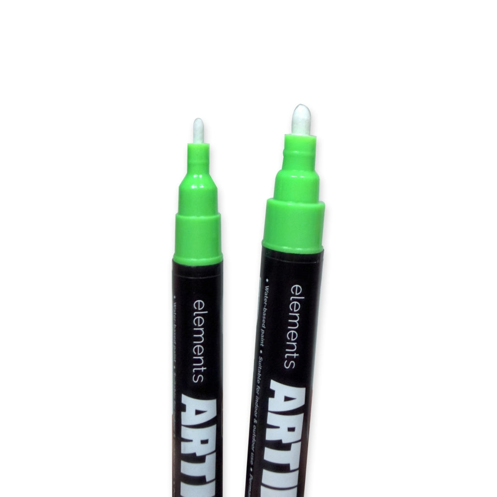 Elements Artifex Acrylic Paint Markers - Fluorescent (4 x 2-3mm)