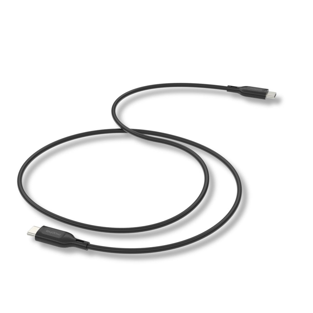 Mophie Essentials USB-C to USB-C 1m Charging Cable - Black