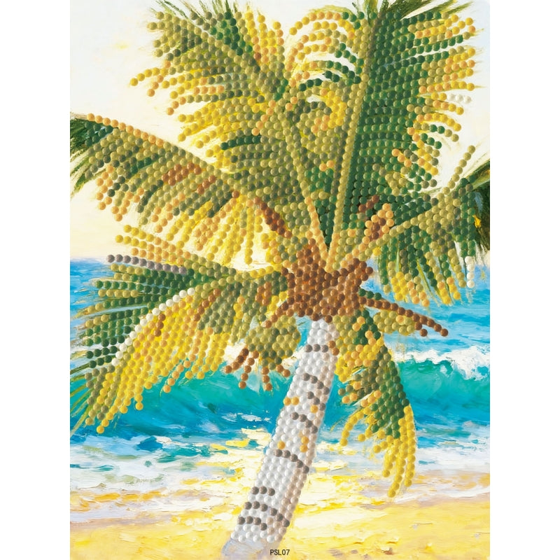 Diamond Dotz Stretched Canvas 15x20cm Kit - Palm Tree