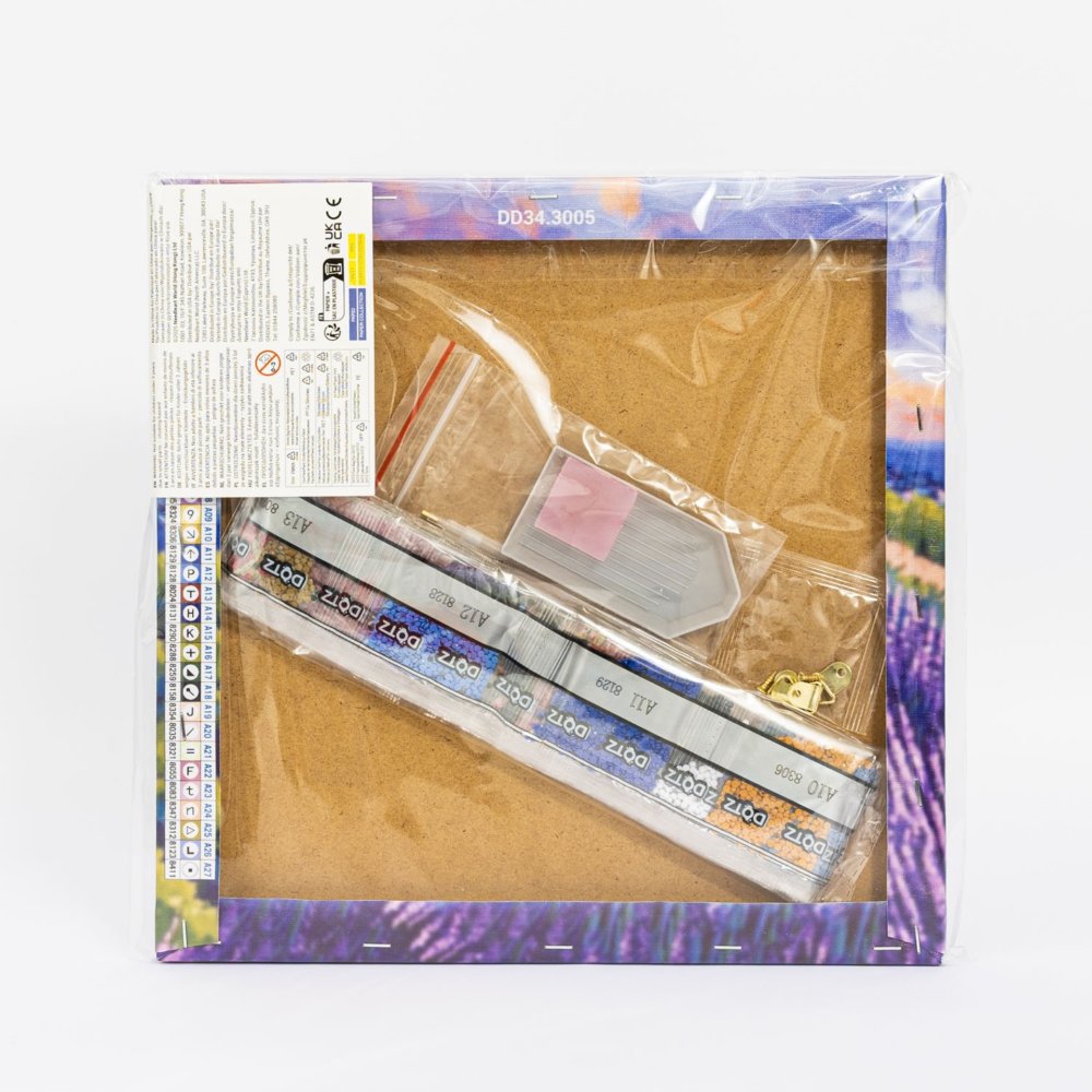 Diamond Dotz Stretched Canvas 30x30cm Kit - Lavender Sky