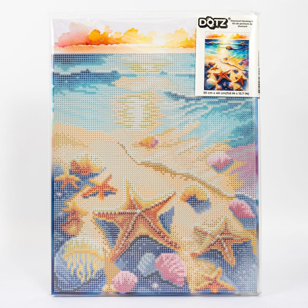 Diamond Dotz Stretched Canvas 30x40cm Kit - Pearls of the Shore