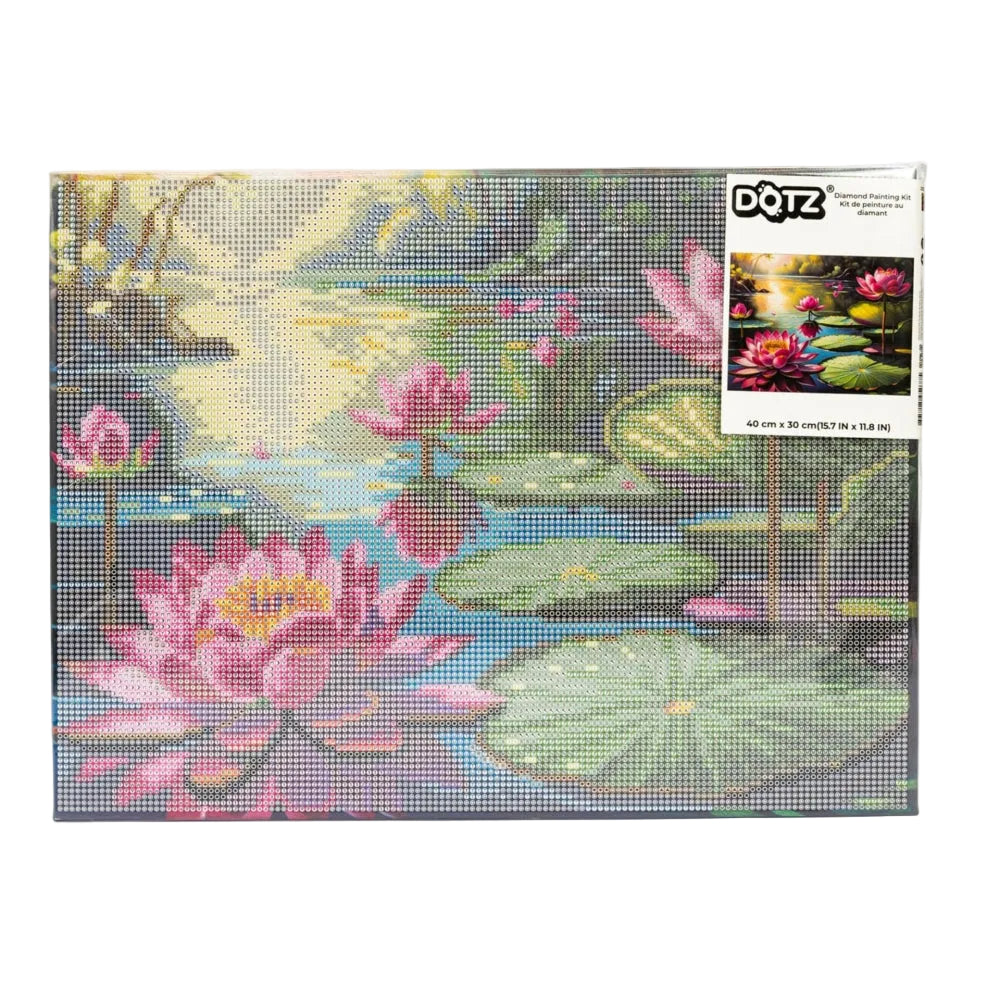 Diamond Dotz Stretched Canvas 30x40cm - Lilly Lagoon