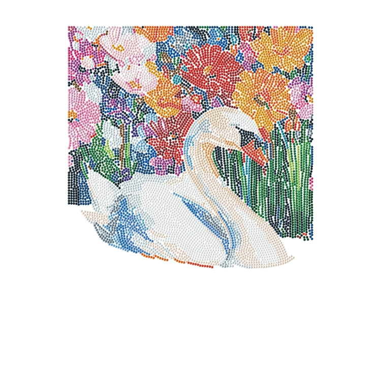 Diamond Dotz Stretched Canvas 30x40cm Kit - Swan Lake