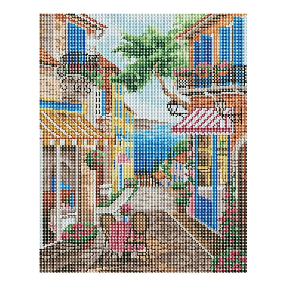 Diamond Dotz Stretched Canvas 40x50cm Kit - Lakeside Latte