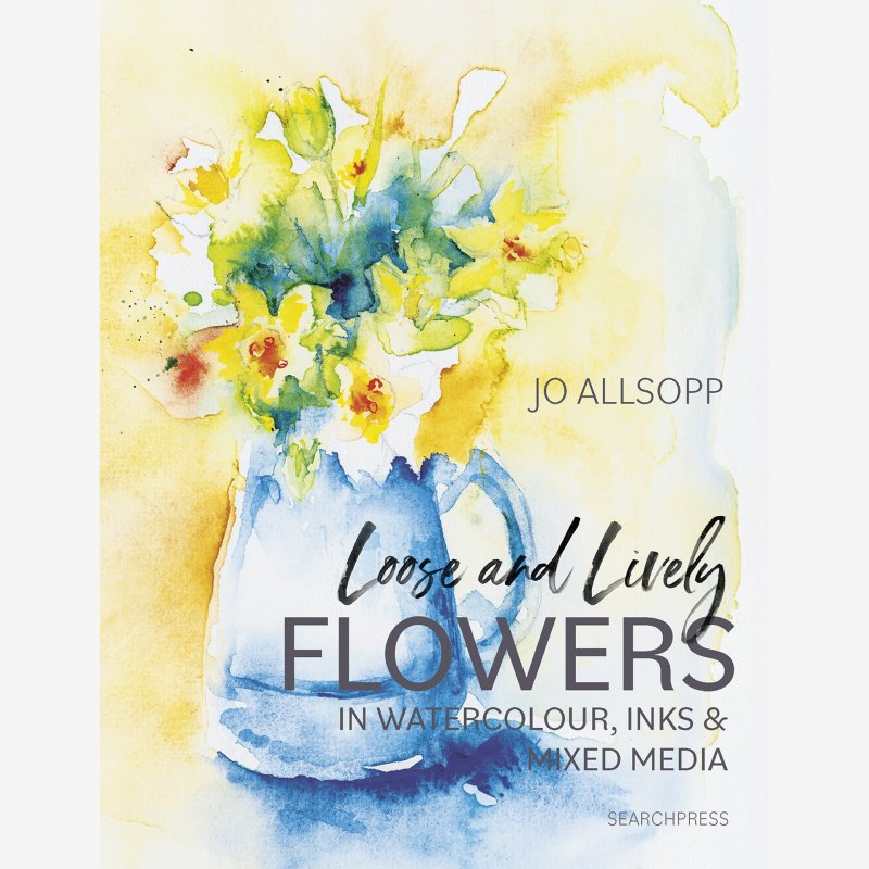 Loose and Lively Flowers in Watercolour Inks Book