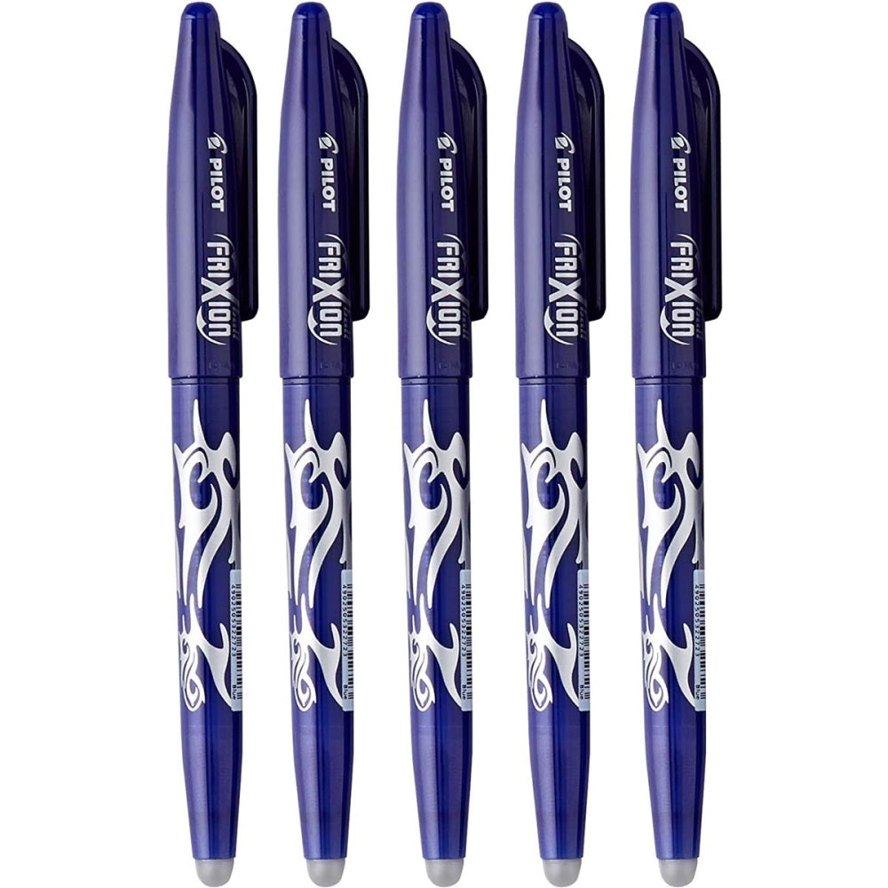 Pilot Frixion Ball Erasable Pens - Blue (5 Pack)