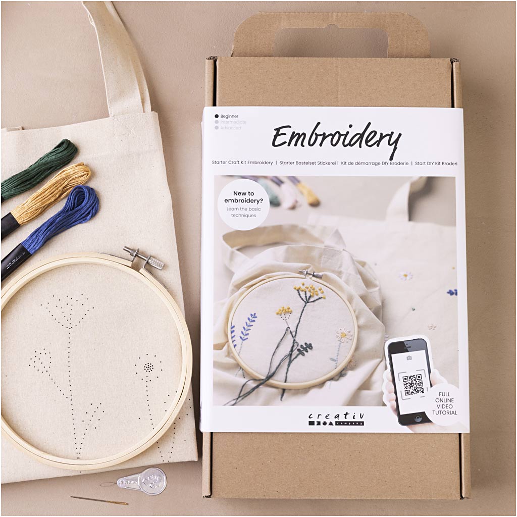 Starter Craft Kit Embroidery