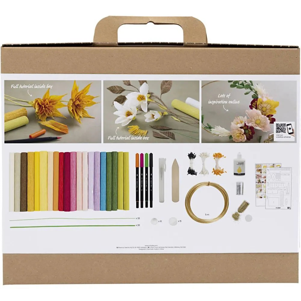 Maxi Craft Kit Crepe Paper Flowers