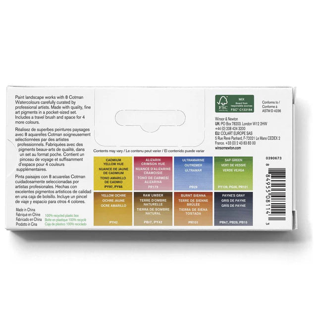 Winsor & Newton Cotman Watercolour Pocket Set - Landscape