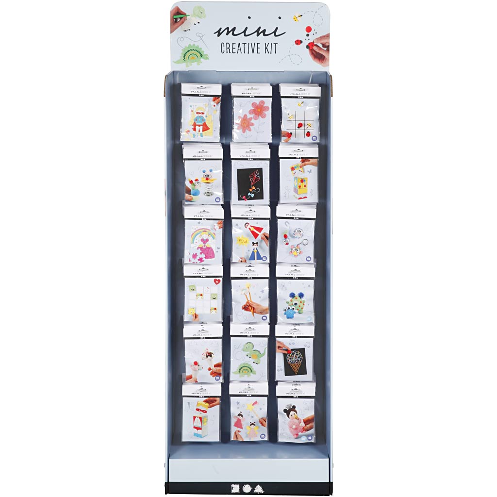 Floor display with Mini Craft Kit