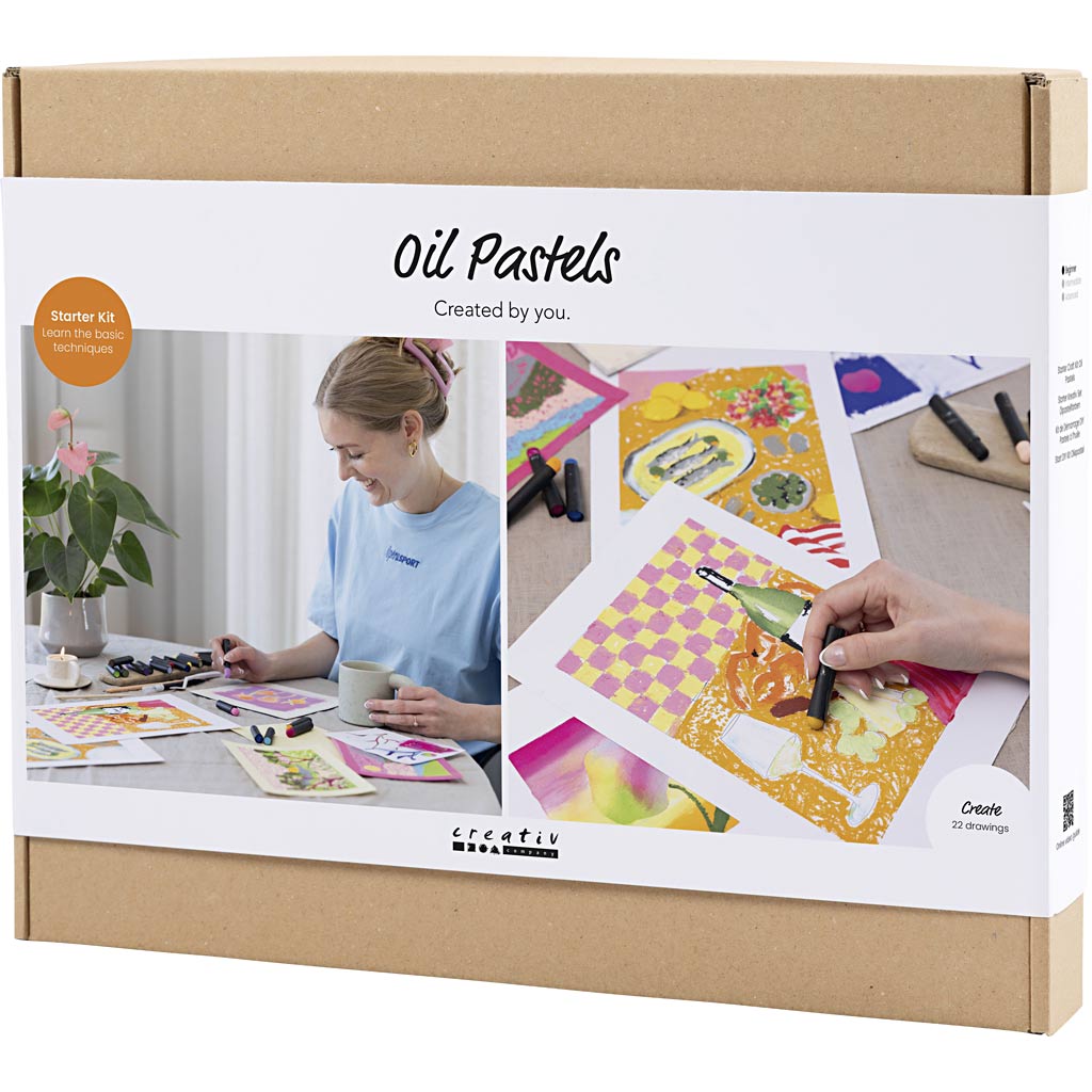 Starter Kit Oil Pastels - Assorted Colours