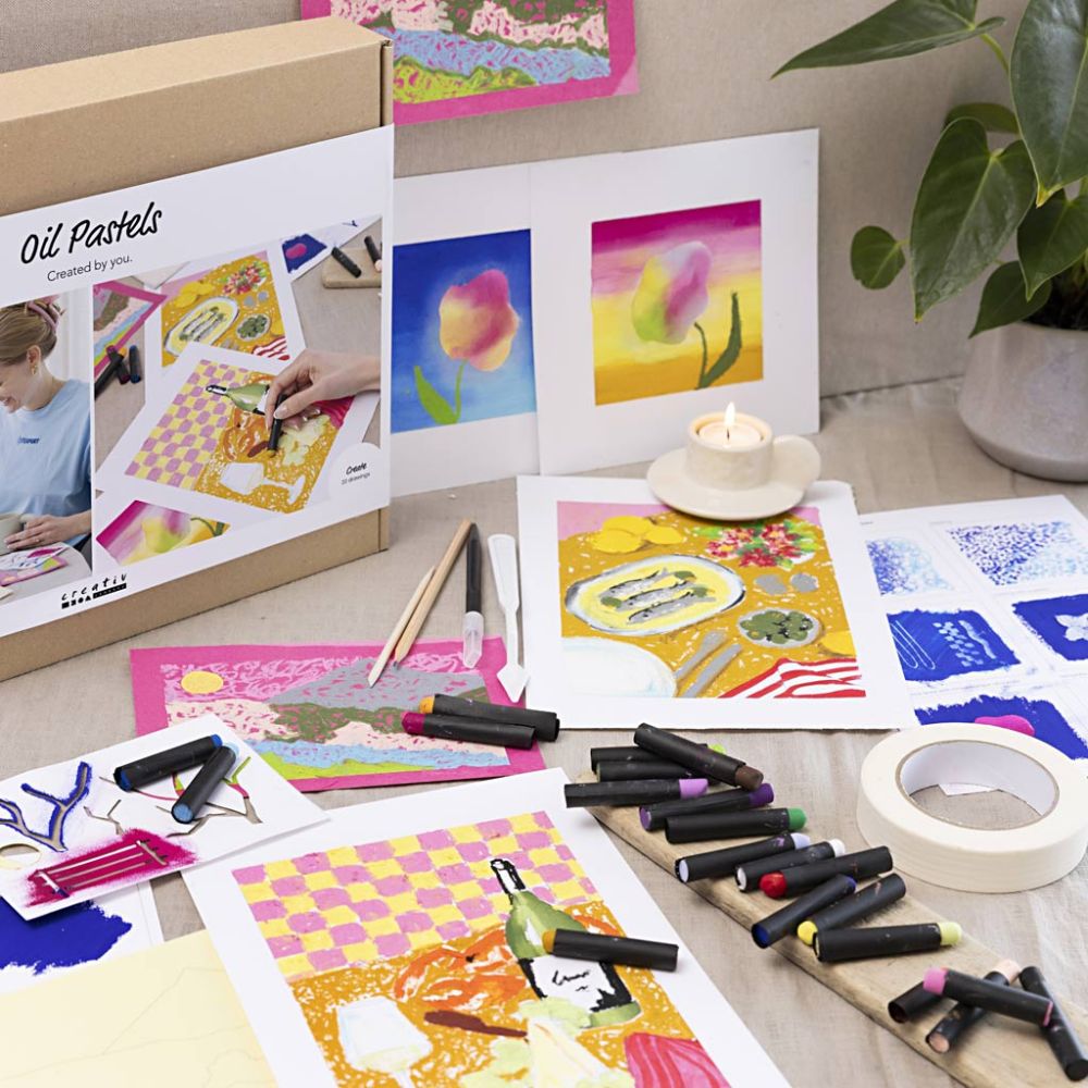 Starter Kit Oil Pastels - Assorted Colours