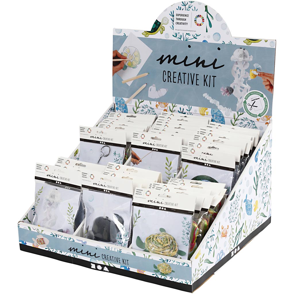 Table display with Mini Craft Kit