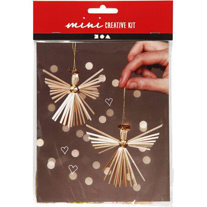 Mini Creative Kit - Straw Angels