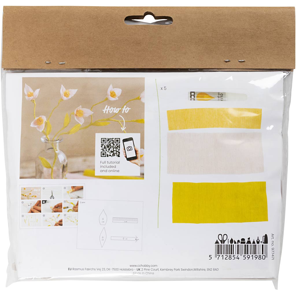 Mini Craft Kit Crepe Paper