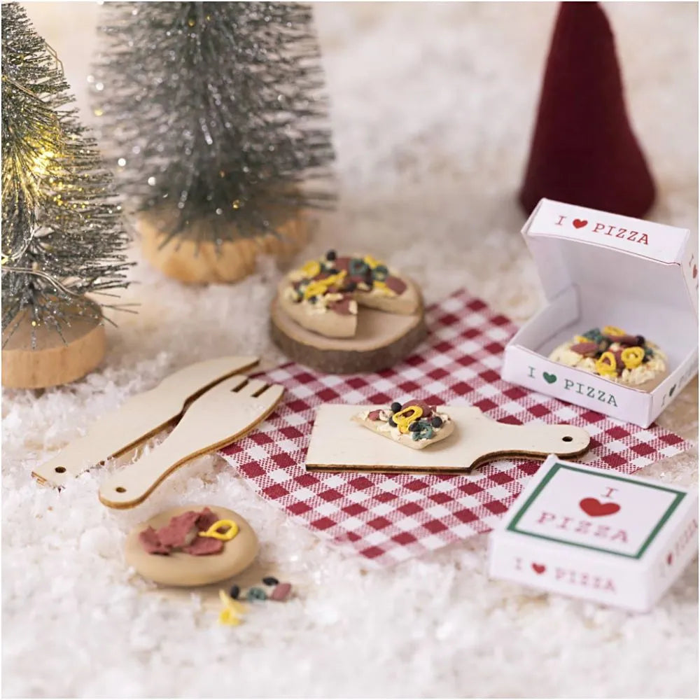 Mini Craft Kit Elf Door - Pizza