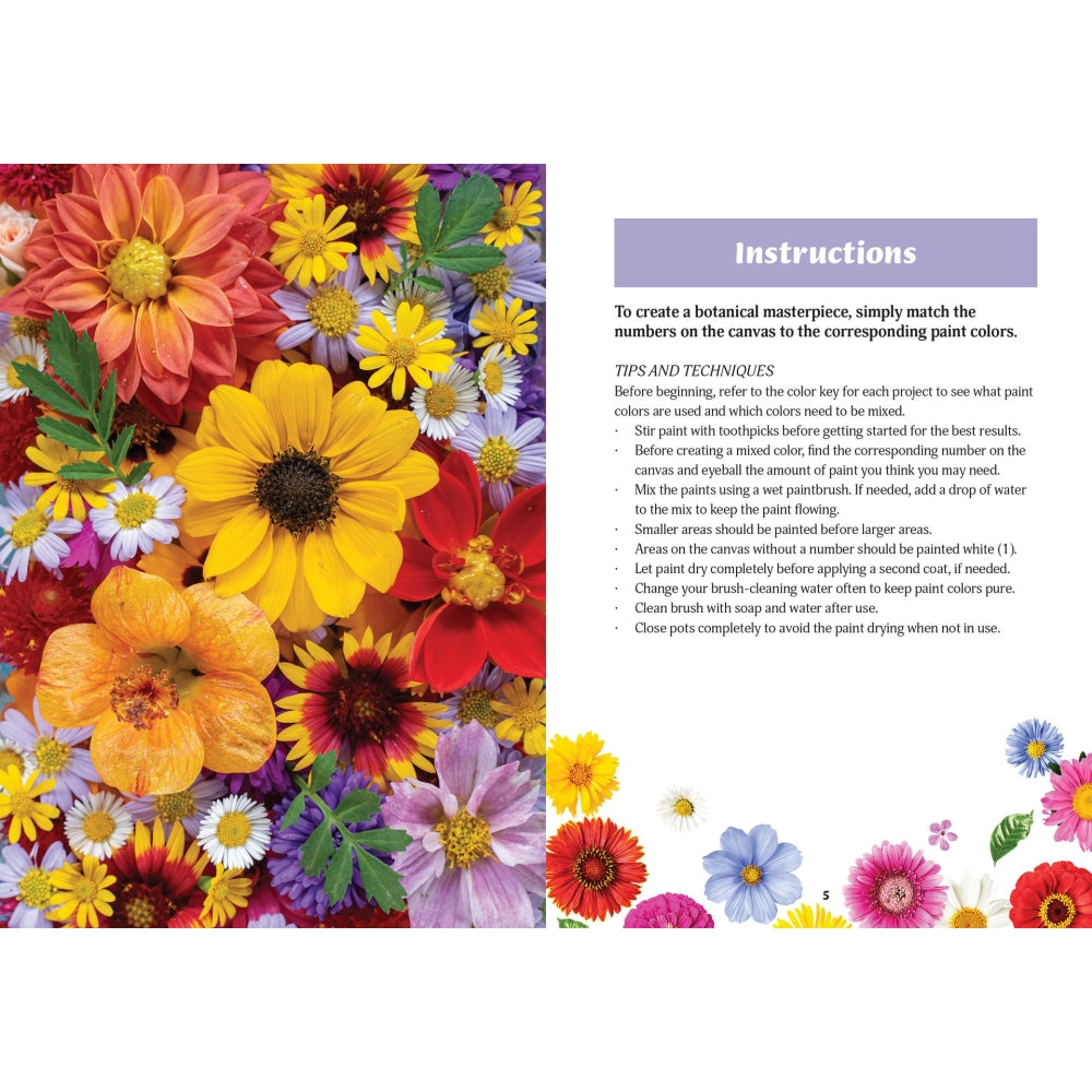 Paint by Number Kit: Botanicals