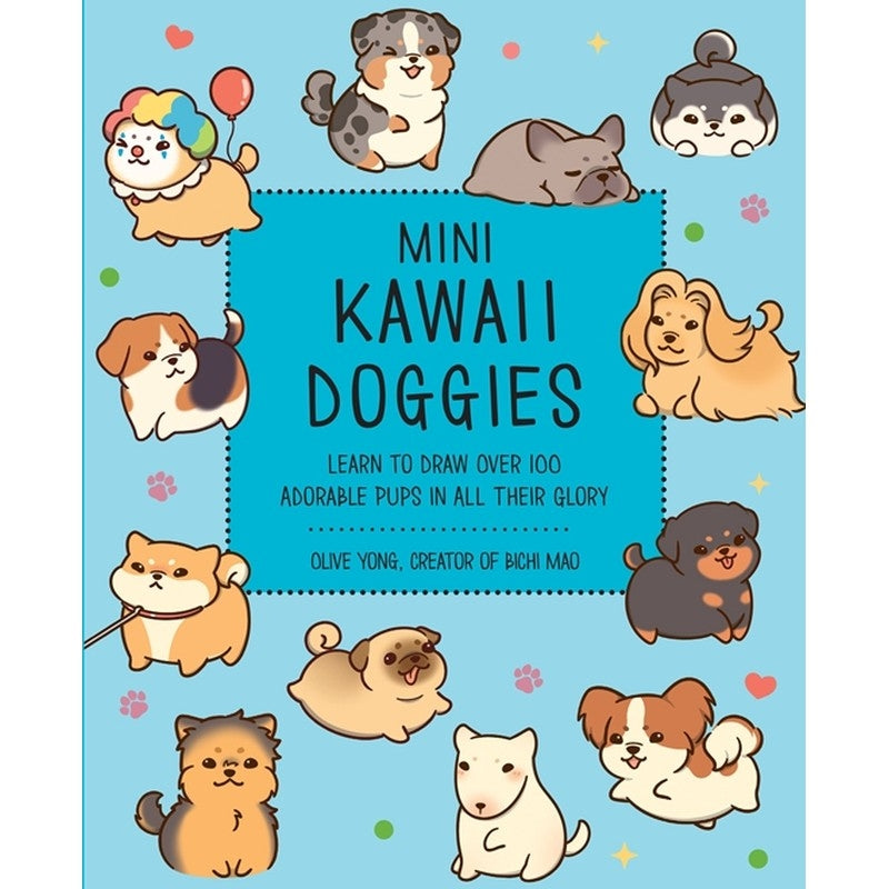 Mini Kawaii Doggies Drawing Book