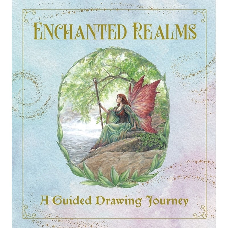 Enchanted Realms - A Guided Drawing Journey Book